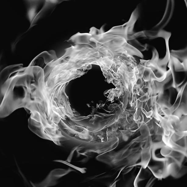 istock Abstract flames illuminating the dark 1209404745