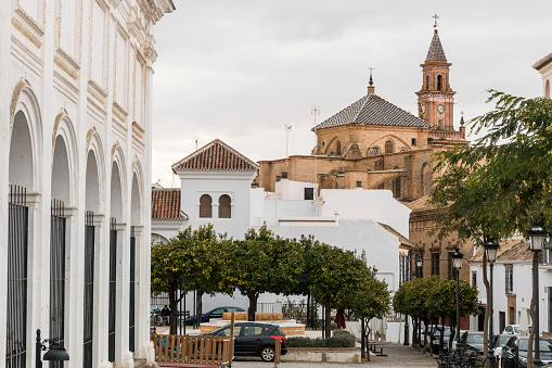 Carmona, Spain. The Iglesia de Santa Maria (St Mary Church), in this town in Andalucia in the province of Sevilla