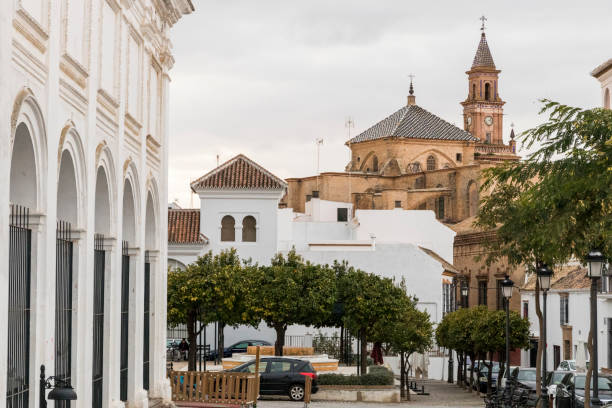 Carmona, Andalucia, Spain Carmona, Spain. The Iglesia de Santa Maria (St Mary Church), in this town in Andalucia in the province of Sevilla carmona photos stock pictures, royalty-free photos & images