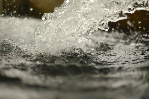 istock Running tubewell fresh water in fields during summer 1209407939