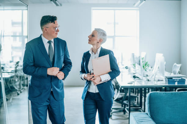 istock Business partners in discussion 1209419367