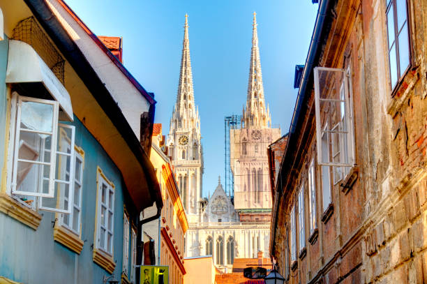 istock Zagreb historical center in sunshine 1209420614