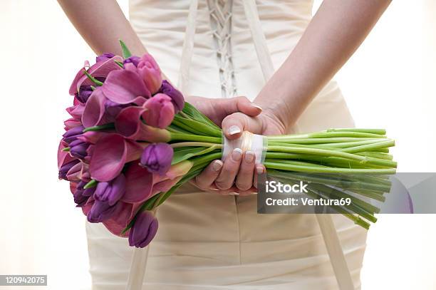 Wedding Bouquet Stock Photo - Download Image Now - Adult, Beautiful People, Behind