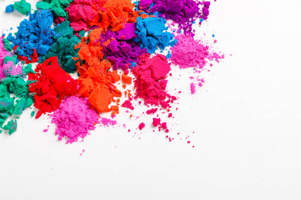 istock Indian Festival Holi, Multi color's in spoon 1209425966