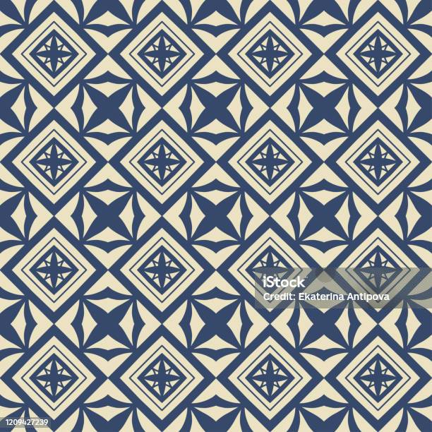Old Shape Pattern Seamless Vector Geometric Pattern In Old Classic Style Stock ...