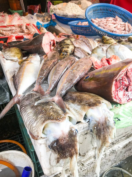 istock Fish for sale on display in Taiwan 1209428160