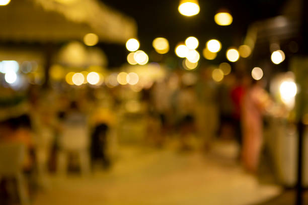 istock Abstract blurred in street food . 1209429186