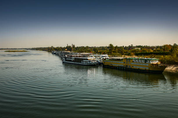 istock tourist boat on nile river in Luxor - egypt 1209434125