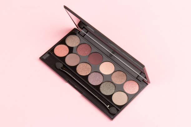 istock set of pastel eyeshadows isolated on rose background 1209436955