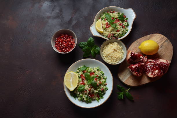 istock Healthy salad with couscous 1209440428