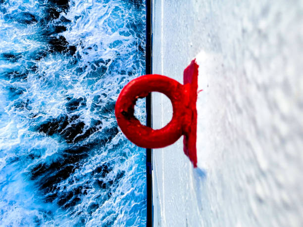 side of boat on the sea