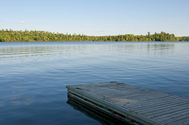 istock Dock in the shade on a beautiful summer day. 120944534