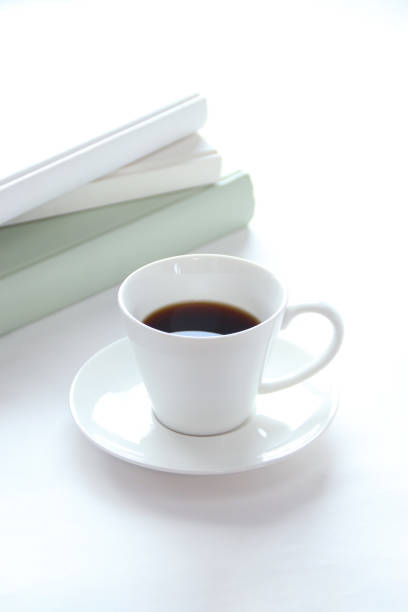 istock Books and Coffee in white cup 1209451570