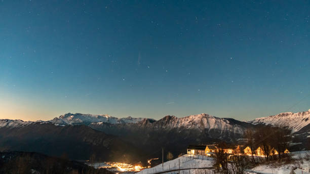 istock Winter evening in the Julian Alps 1209460960