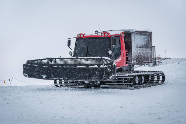 istock Ratrak, grooming machine, special snow vehicle 1209468445