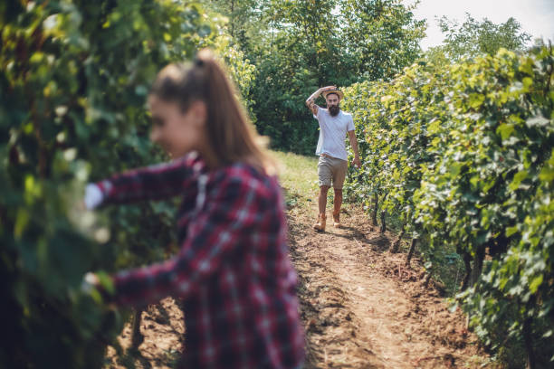 Young love in the countryside