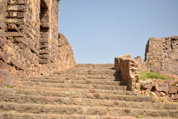 istock The Stone block Steps walk path in the Fort stock photograph image 1209486800