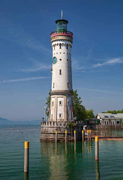 istock Lighthouse in Lindau old town on Lake Constance (Bodensee), Germany 1209490536