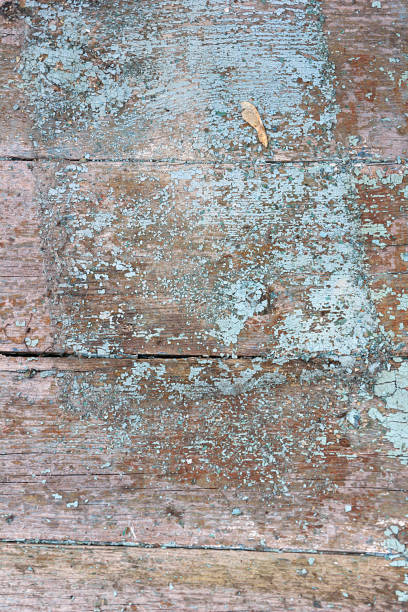 Wooden background texture. Old colored painted rustic wood boards.