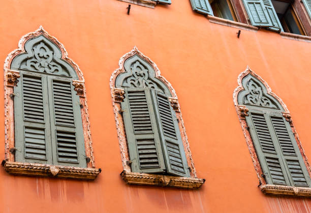 istock Windows with shutters in Verona (Veneto; Italy). 1209508639