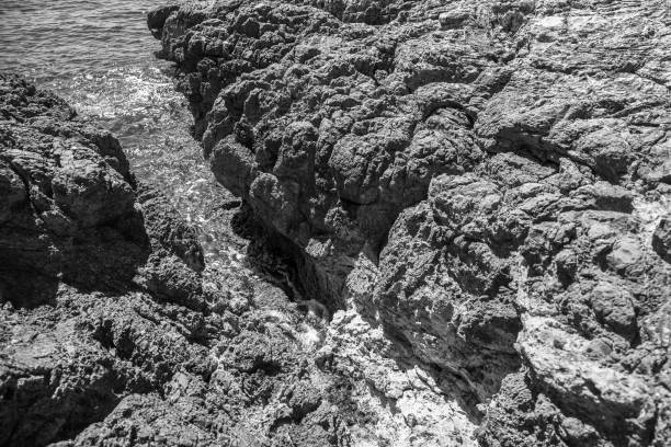 Landscape with Rocky shore of Mallorca, Spain