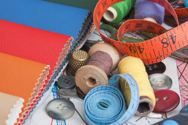 istock still life various sewing accessories in the scheme 1209520942