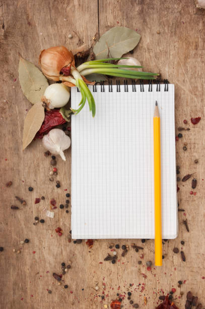 istock notebook for recipes and spices on an old wooden table 1209521076