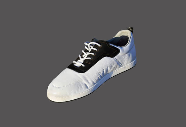 istock Sporty white cross-shoe 1209522325