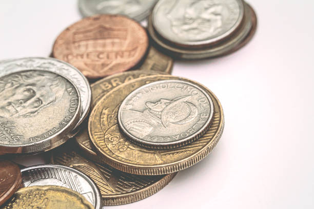 istock Coins stack background. Business, Economy and financial concepts. 1209526703