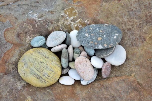 istock Collection of Collected Beach Pebbles 1209539405