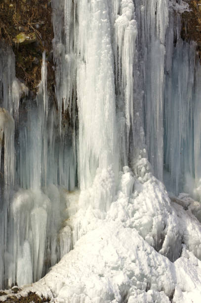 istock Shirakawa Ice Pillars 1209540348