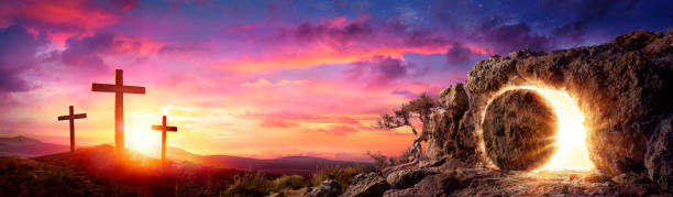 istock Crucifixion At Sunrise 1209542183