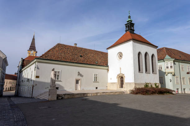 istock Later Gothic St. Anna Chapel built around 1485 in Szekesfehervar. 1209547774