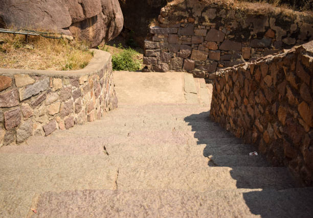 istock The Stone block Steps walk path in the Fort stock photograph image 1209552511