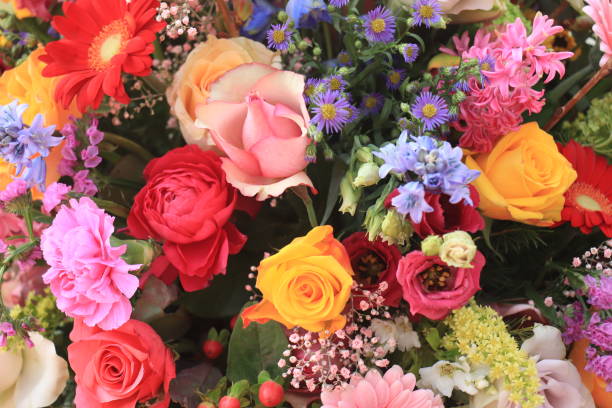 istock Colorful wedding flowers 1209555972