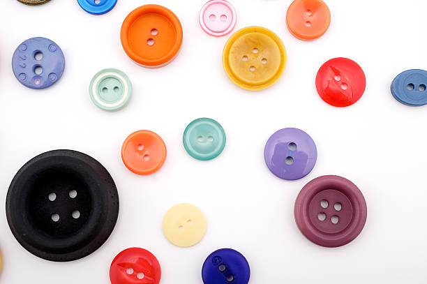 istock Colorful Buttons of Various Sizes (Textile) 120955795
