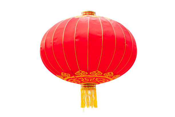 istock A beautiful Chinese red lantern with fringe isolated on the white background,also named Palace lantern,which is hanging during various Chinese festivals. 1209583998
