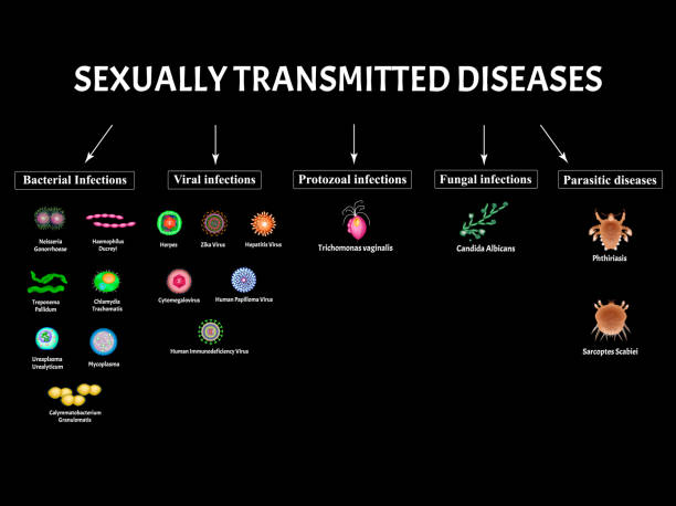 illustrazioni stock, clip art, cartoni animati e icone di tendenza di hiv, herpes, papilloma, epatite, citomegalovirus, zika. impostare infezioni virali. sifilide, gonococco, clamidiosi, clamidia, micoplasma, ureaplasma batterico. malattie sessualmente trasmissibili. vettore - citomegalovirus