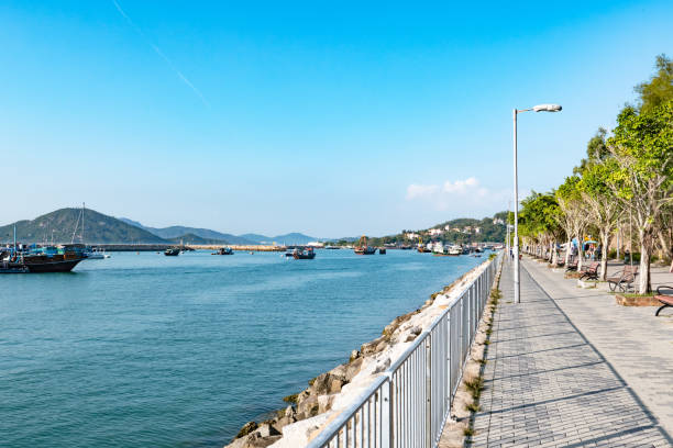 istock Cheung Chau promenade, Hong Kong 1209602082