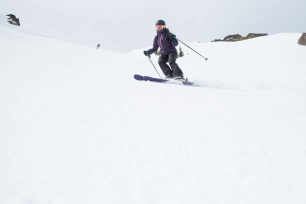 istock Group of friends ski together 1209605087