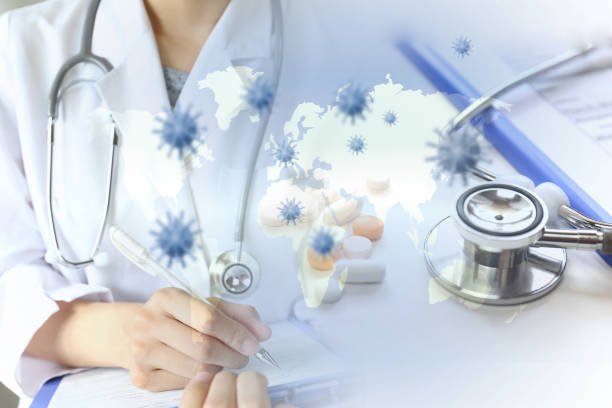 istock Medical concept Global epidemics and treatment 1209607375
