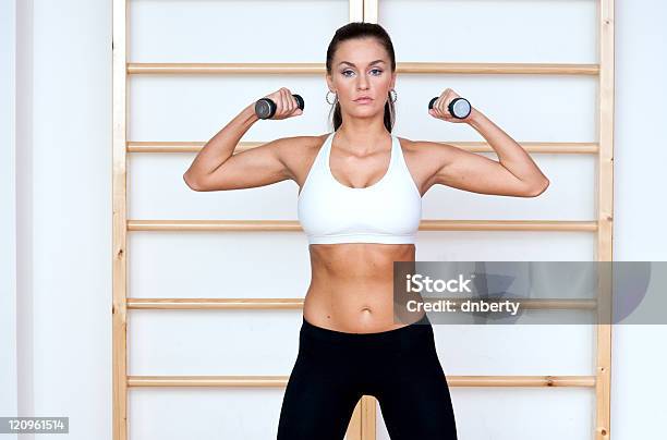 Fit Woman Working Out Stock Photo - Download Image Now - Active Lifestyle, Adult, Adults Only