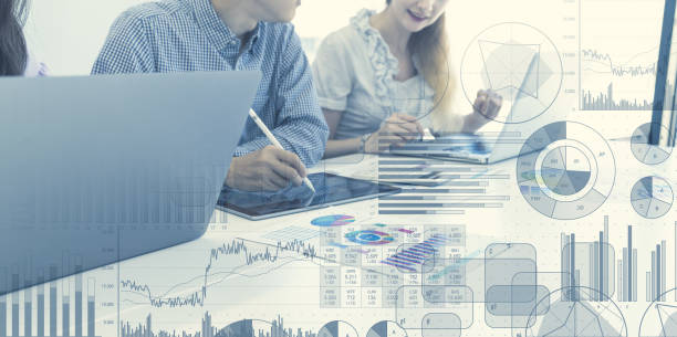 istock Business statistics concept. Marketing. Analysis. 1209619222