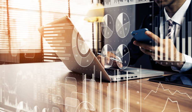 istock Business statistics concept. Marketing. Analysis. Management strategy. 1209619317