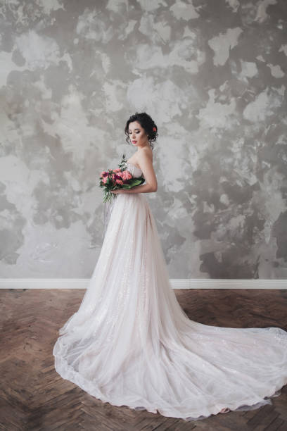 istock Fashion bride portrait 1209626597