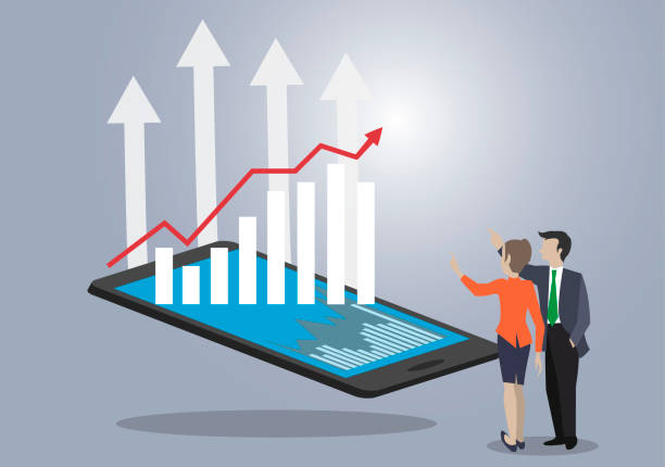 istock Business charts. Concept growth planning on business. 1209629774