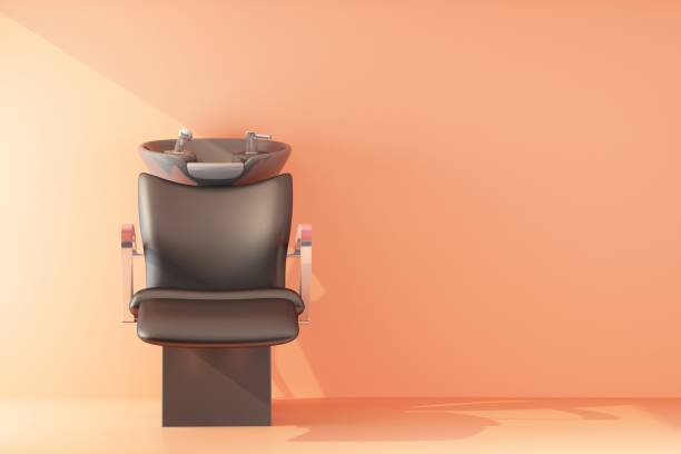 istock chair with washbasin for a beauty salon 1209632439