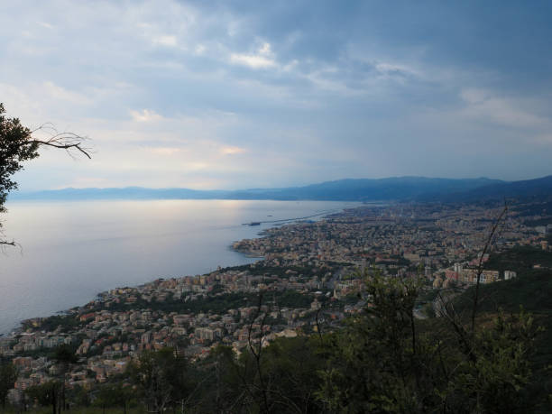 istock Viewpoint of Genova from MonteMoro 1209640527