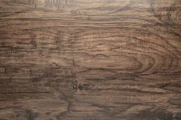 istock Old wooden background with horizontal boards, top view 1209643243