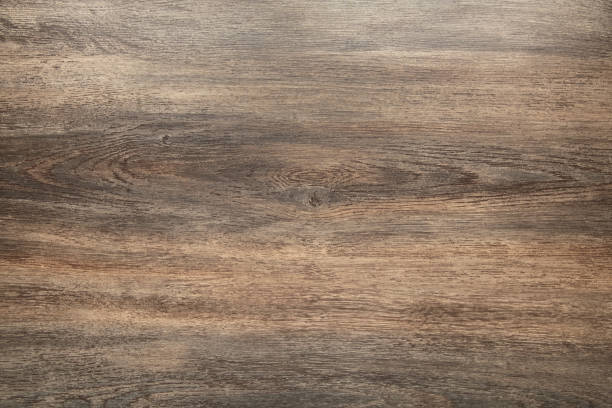 istock Old wooden background with horizontal boards, top view 1209643367